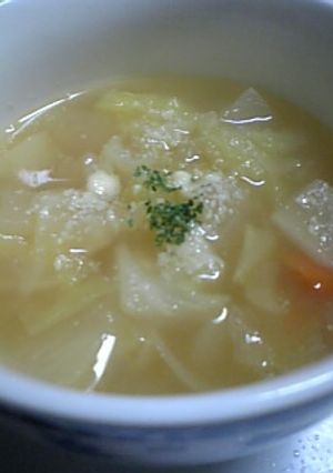 野菜たっぷりコンソメスープ-レシピのメイン写真