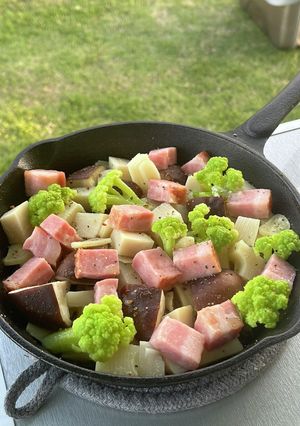筍とブロックベーコンのアヒージョ風-レシピのメイン写真