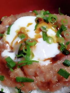 温玉付きネギトロユッケ丼-レシピのメイン写真