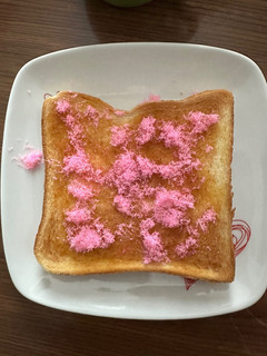 桜でんぶトースト♪-レシピのメイン写真