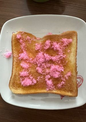 桜でんぶトースト♪-レシピのメイン写真