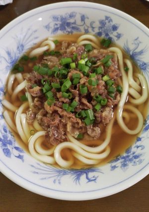 肉うどん-レシピのメイン写真