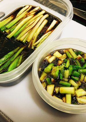 行者ニンニクの醤油漬け-レシピのメイン写真