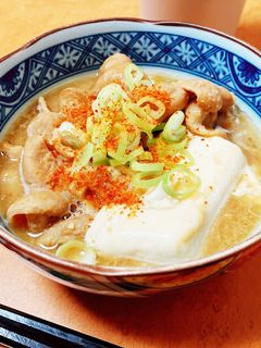 モツだけを使ったモツ煮(豆腐入り)-レシピのメイン写真