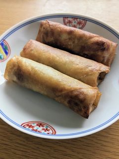 キャベツもやし挽き肉の揚げ春巻き-レシピのメイン写真