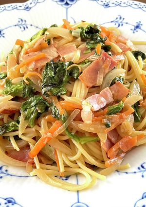 サニーレタスdeマヨパスタ-レシピのメイン写真