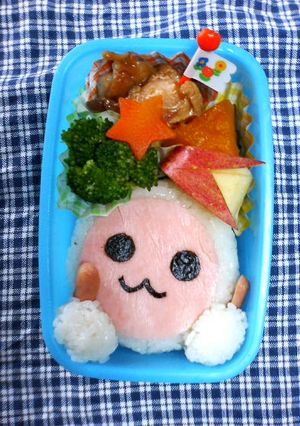太鼓の達人(わだどん)弁当【キャラ弁】-レシピのメイン写真