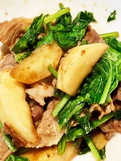 カブと豚肉のオイスターソース炒め♪-レシピのメイン写真