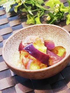 レンジで簡単☆ナスの梅あえ-レシピのメイン写真