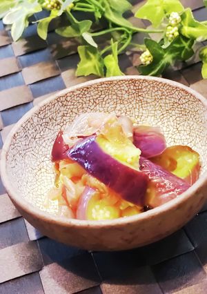 レンジで簡単☆ナスの梅あえ-レシピのメイン写真
