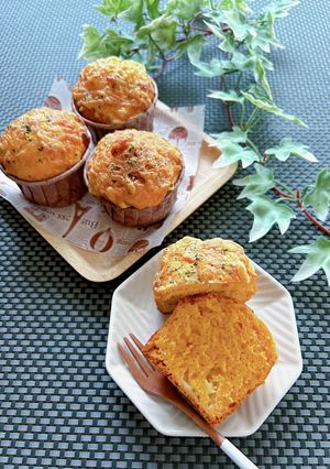 HMで簡単★トマトチーズマフィン-レシピのメイン写真