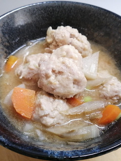 鶏団子の味噌スープ-レシピのメイン写真