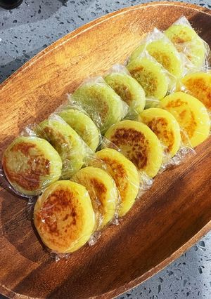 簡単♪2色おやき　離乳食手掴み 冷凍保存-レシピのメイン写真