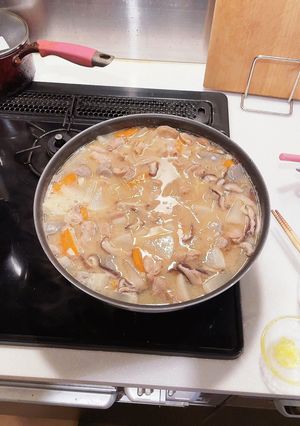 栄養満点！もつの味噌煮込み-レシピのメイン写真