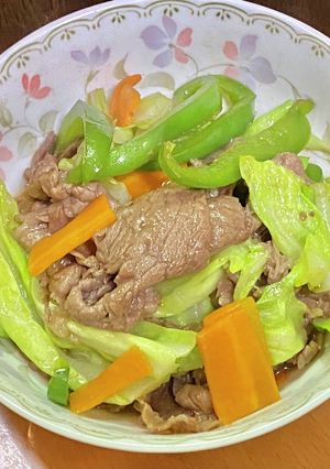 牛肉と春キャベツのすき焼き風-レシピのメイン写真
