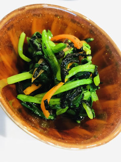 ほうれん草の磯辺あえ-レシピのメイン写真