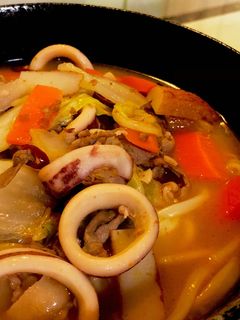 ピリ辛ちゃんぽんうどん-レシピのメイン写真