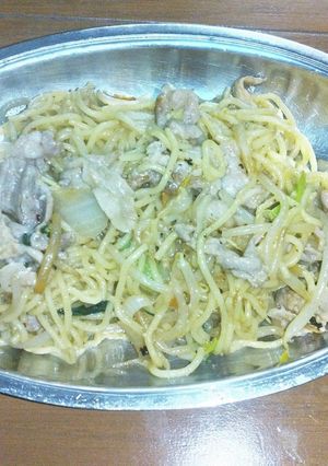 【男飯】旨塩焼きそば-レシピのメイン写真