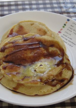 きな粉入りバナナホットケーキ-レシピのメイン写真