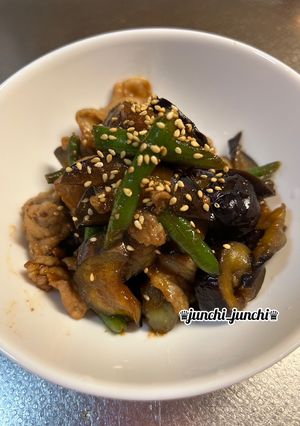 ★ナスと豚肉の甘辛炒め★ご飯がススムよ★-レシピのメイン写真