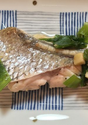 真鯛とねぎのにんにくレモン焼き-レシピのメイン写真