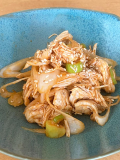鶏ささみと葱のコチュジャン和え-レシピのメイン写真
