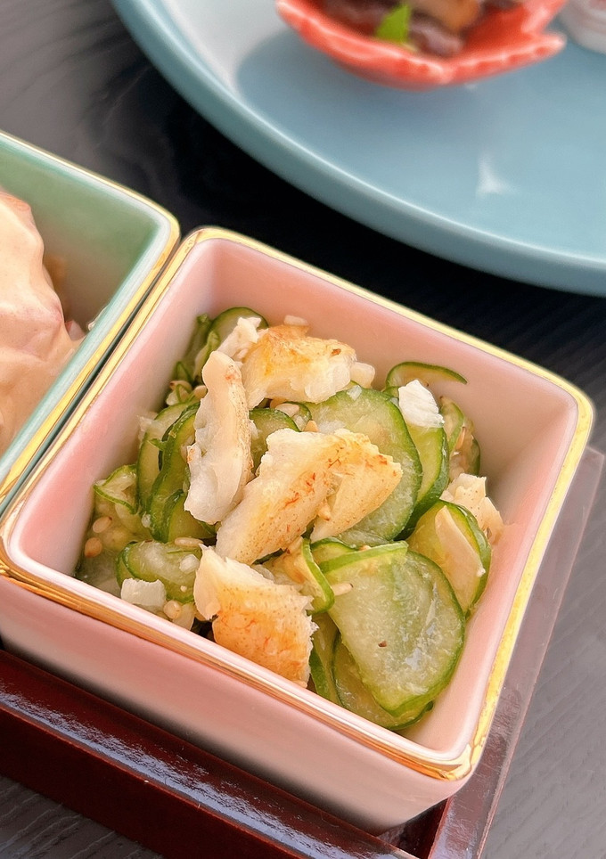 魚の塩焼きで♪ほぐし身と胡瓜の胡麻和え-レシピのメイン写真