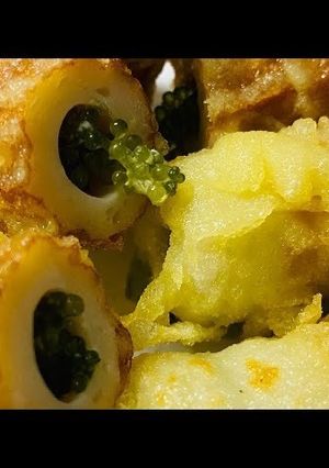 海ぶどうちくわ天ぷら-レシピのメイン写真