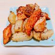 簡単ジャーマンポテト風のサーモンポテト