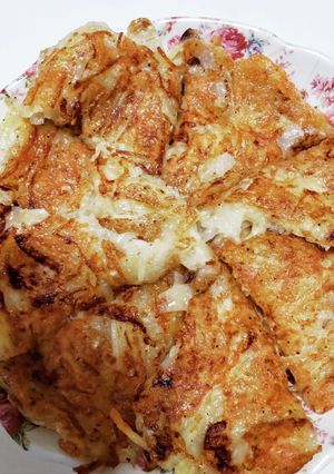 チーズdeオニオン♪もっちりとろ～り-レシピのメイン写真