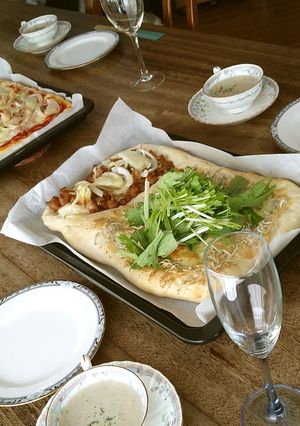 お家でピザパーティー♪四角いピザ！！-レシピのメイン写真
