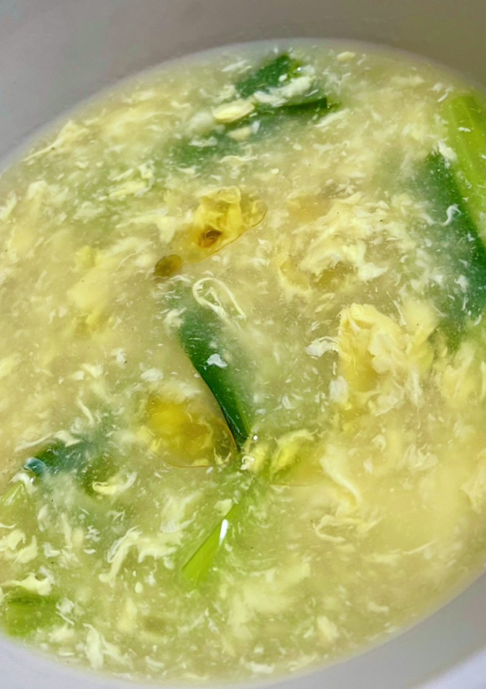 小松菜とたまごの中華スープ-レシピのメイン写真