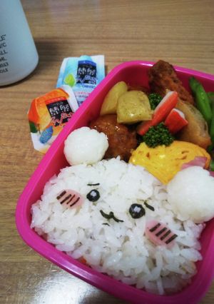今日の遠足弁当（ちいかわキャラ弁）-レシピのメイン写真