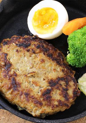 ごぼうたっぷり♪ヘルシー鶏ハンバーグ-レシピのメイン写真