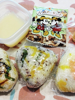 高1!男子弁当!おかずおにぎり沢庵 11-レシピのメイン写真