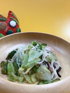 春キャベツときゅうりの塩昆布和え -レシピのメイン写真