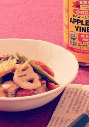 チキンと野菜のりんご酢炒め-レシピのメイン写真