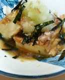 揚げじゃなくて☆焼き出し豆腐煮込み