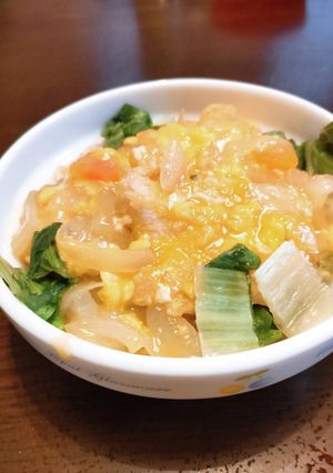 チキンかつの中華卵とじ丼-レシピのメイン写真