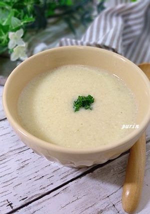 新玉ねぎのオートミール豆乳ポタージュ-レシピのメイン写真