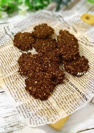 生おからとオートミールのココアクッキー-レシピのメイン写真