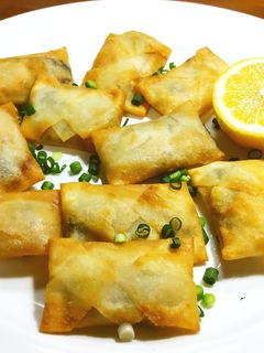 牡蠣の昆布〆の一口春巻き-レシピのメイン写真