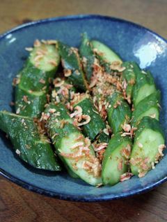 小海老と胡瓜のぬかづけの和え物-レシピのメイン写真