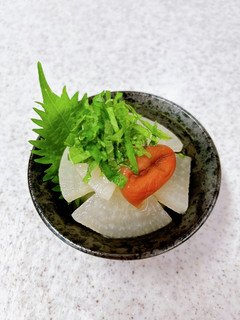 煎り酒レシピ♪梅味満喫♪冷やし梅大根-レシピのメイン写真