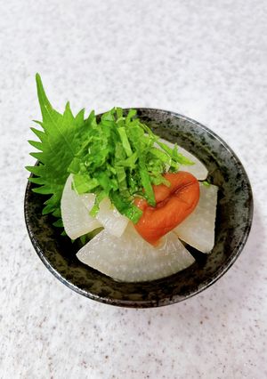 煎り酒レシピ♪梅味満喫♪冷やし梅大根-レシピのメイン写真
