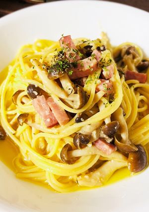 きのことベーコンの和風味噌パスタ-レシピのメイン写真