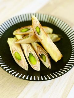 くるっとアスパラ春巻き-レシピのメイン写真