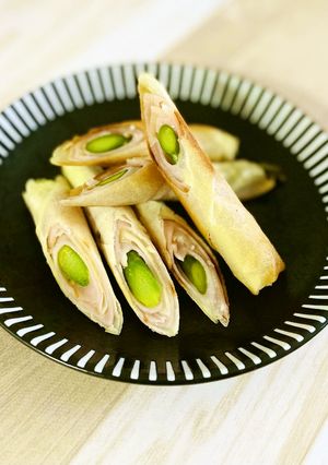 くるっとアスパラ春巻き-レシピのメイン写真