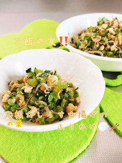 大根の葉☆しらす☆揚げのふりかけ-レシピのメイン写真