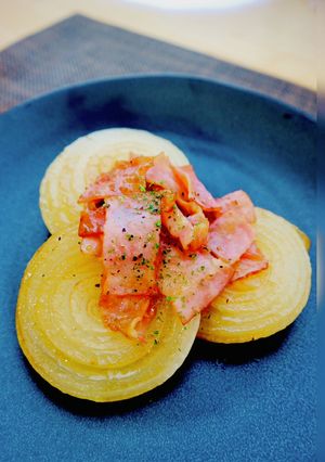 ベーコンと新玉ねぎのバターしょうゆ焼き-レシピのメイン写真